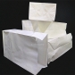 5 pcs Recycling PE lined White Paper Take Away Packaging for Hamburger Fast Food Shopping Bag